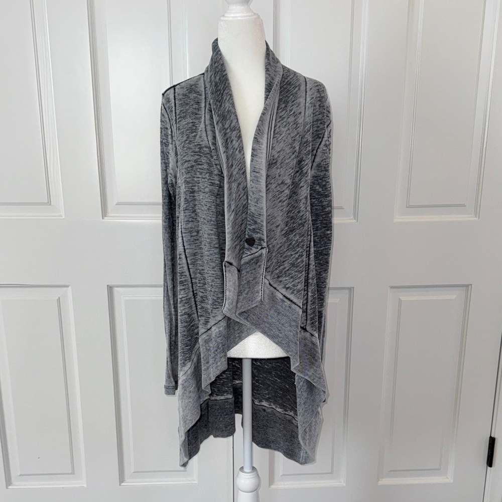 Juicy Couture Charcoal Open Front Wrap